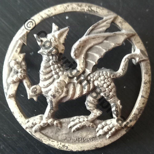 CHA  NH BEST.127 CHAMBERY  A.AUGIS LYON sur face avant et au dos 1Lig droit 2Anneaux  Dos lisse irreg Embouti Src.judelm6 45EurInv 